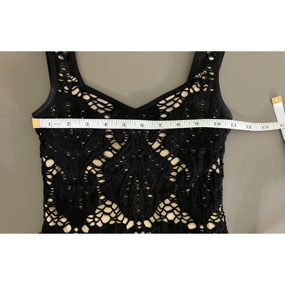 Free People Intimately crochet lace sleeveless bodycon mini dress - Picture 4 of 8
